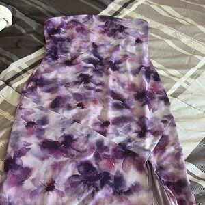 Urban Outfitters Purple Strapless Bodycon Dress
